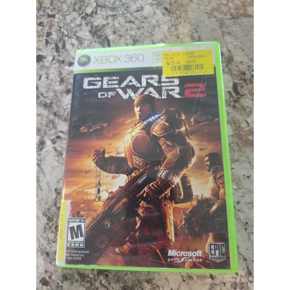 Gears of War 2 (Xbox 360, 2008) No Manual